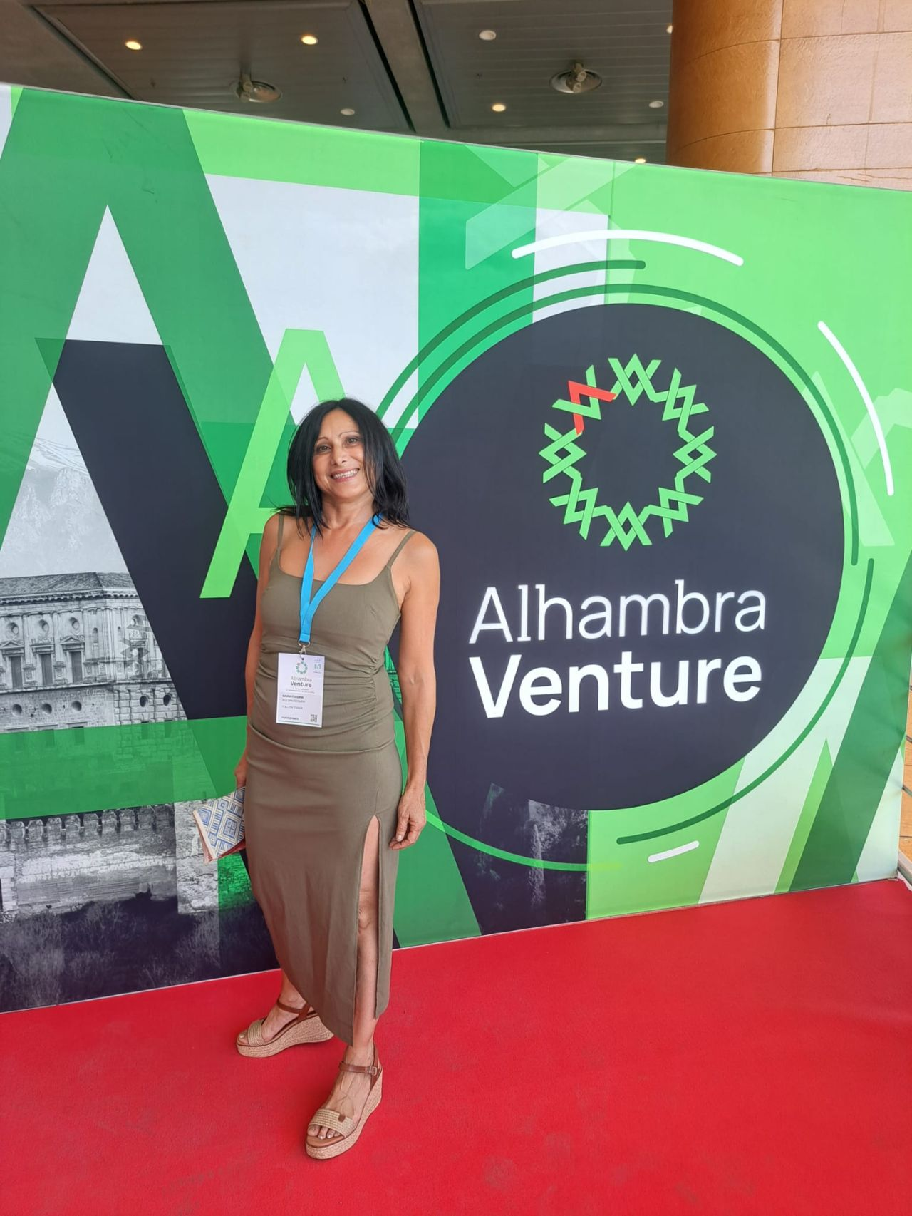 María Eugenia Roldán en el encuentro de emprendimiento Alhambra Venture